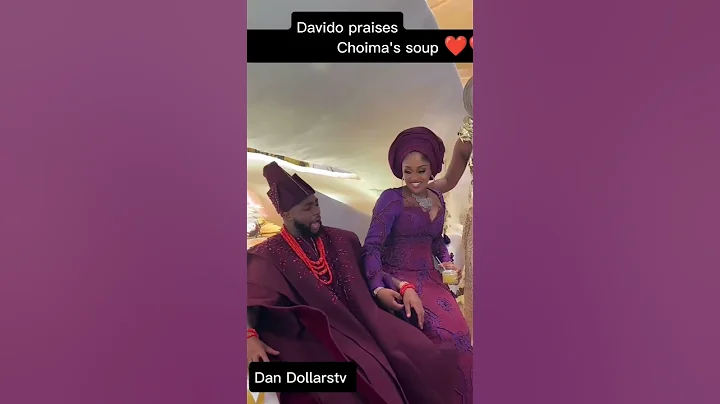 Her Soup is Different - Davido praises Chioma on their wedding Day #viral