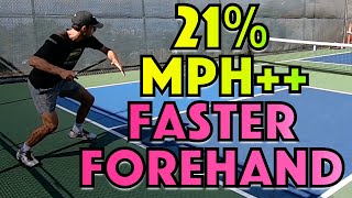 21% Faster Forehand Transformation (Caught on Camera)