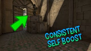 DUST 2 HOW TO SELF BOOST LONG DOORS | CSGO DUST 2 SELF BOOST 100% CONSISTENT OUTDATED :(