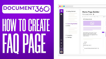 How to Create a FAQ Page with Document 360 (2025)