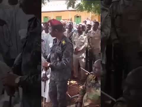 أحد ضباط الرزيقات يتحدث مع مدنيين من المسيرية ان هدفنا هم الشماليين فقط واننا متحالفون مع حركة الحلو