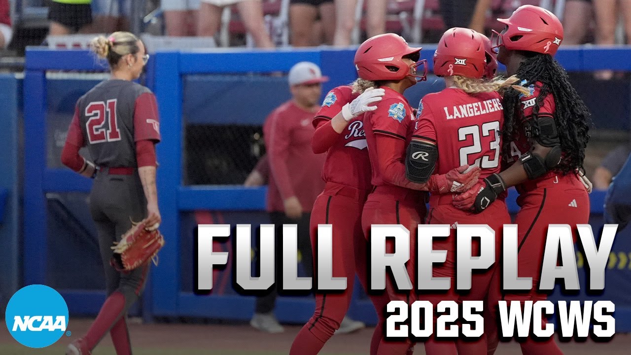 Texas Tech vs. Oklahoma: 2025 Women's College World Series semifinals | FULL REPLAY