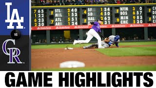 Dodgers vs. Rockies Game Highlights (9/21/21) | MLB Highlights
