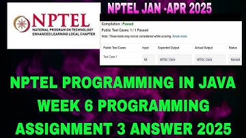 NPTEL Programming in Java Week 6 programming Assignment 3 Answer | NPTEL java week 6 assignment