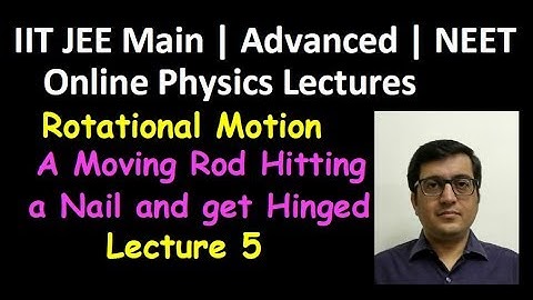 Rotational Motion: Conservation of Angular Momentum Lec5 | IIT JEE, NEET | Vinay IIT Kanpur Alumnus