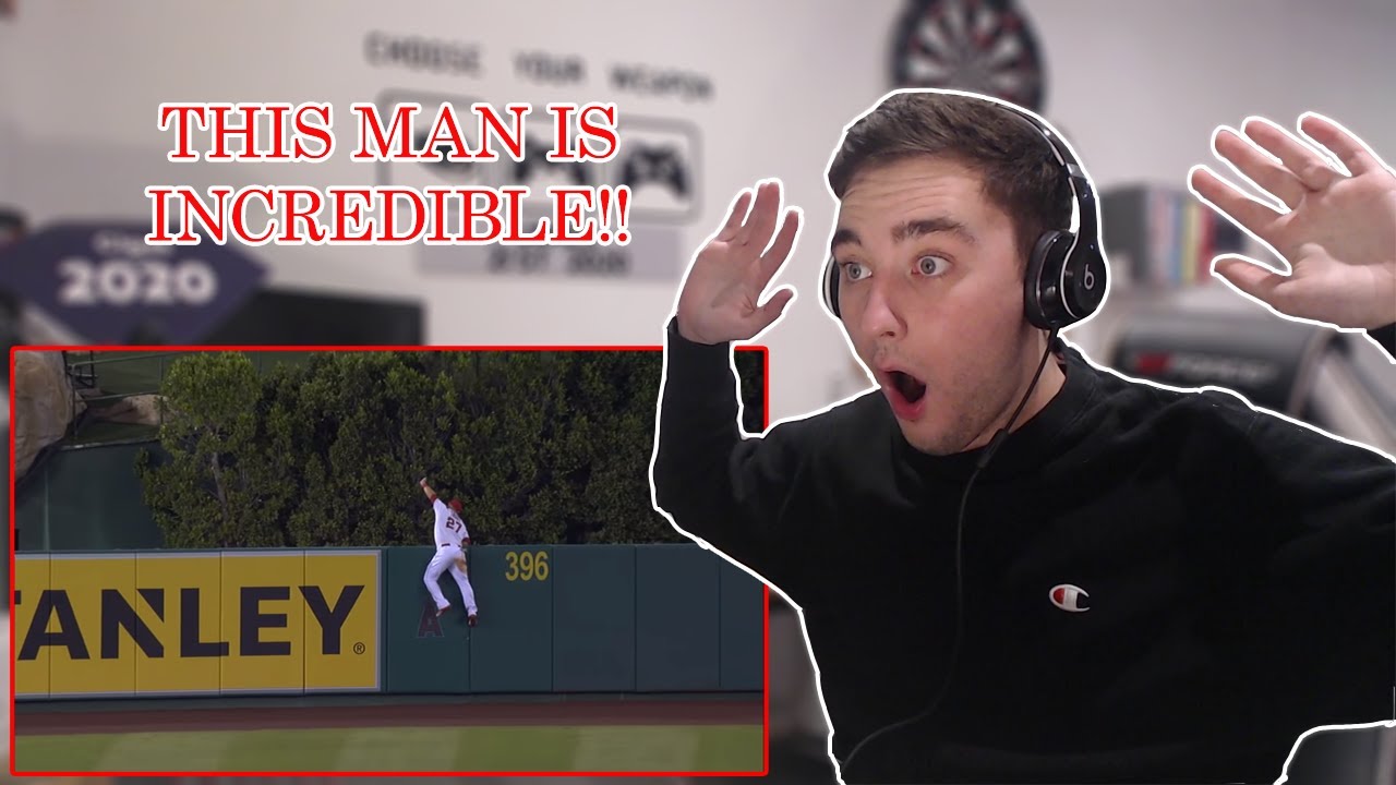 British Soccer Fan REACTS to MIKE TROUT BEST PLAYS *First time Reaction*