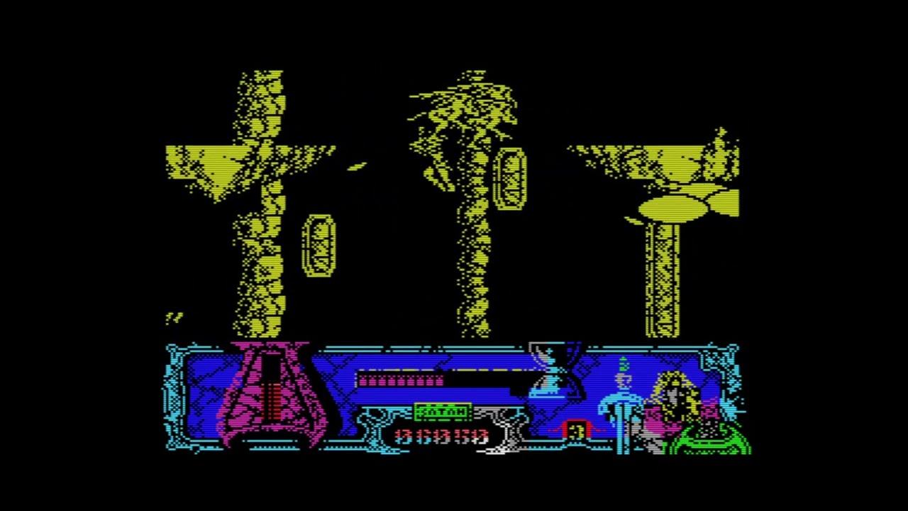 Satan (1989) MSX [Gameplay 13 Minutes] [No Commentary]