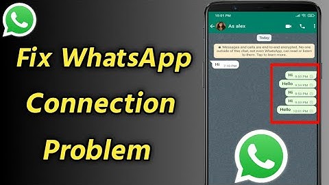 How to Fix WhatsApp Connection Problem | Internet On But Whatsapp Not Working Solution