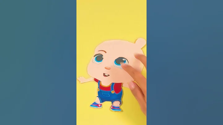 1-2-3 DIY Paper Baby John Puzzle🍭  #babyjohn #nurseryrhymes
