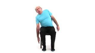 Trunk Side Flexion Stretch (sitting)