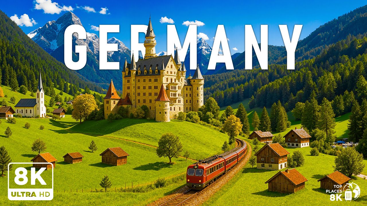 Германия 8K | Нереальная природа, которую вы должны увидеть – Захватывающие дух Альпы