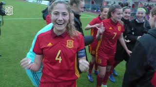 ¡Así ha celebrado la Sub-19 femenina su pase a la Euro de Escocia!