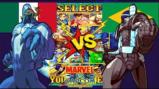 Marvel vs Capcom - clash of super heroes ThatUser vs BLACK MONSTER.JR
