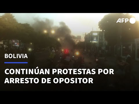 Detención de gobernador opositor desata protestas en Bolivia | AFP