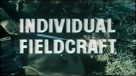 British Army - Individual Fieldcraft