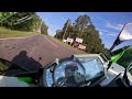 Kawasaki ZX6R leaving Vale NC Old NC 18 N