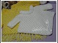 Poncho con mangas en crochet paso a paso todos los tamaños