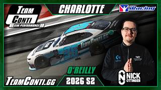 iRacing Pro Track Guide by Team Conti Sim Performance I NASCAR O'Reilly Series at Charlotte