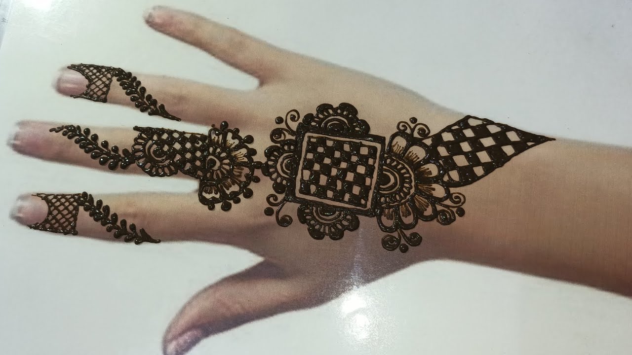 Back Side Mehndi Designs wali wala - YouTube