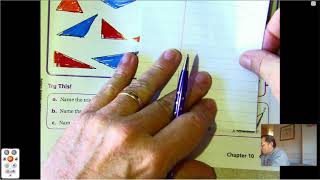 4th grade GO Math-Lesson 10.2 Classify Triangles by Angles pages 403-406