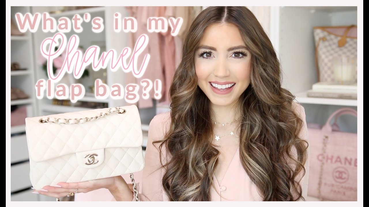 WHAT'S IN MY CHANEL SMALL FLAP BAG + REVIEW 2020 💕 IS IT WORTH IT