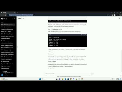 python execute file with arguments - YouTube