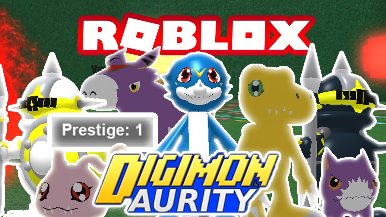 Digimon Aurity - PRESTIGE 1!!! BACK TO BABY DIGIMON!! (Roblox Gameplay) by  ShadowShak - 