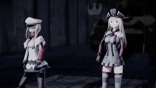 [MMD] Kancolle [Eine Kleine (Piano/German)] Bismarck, Graf Zeppelin [1080p_60fps]