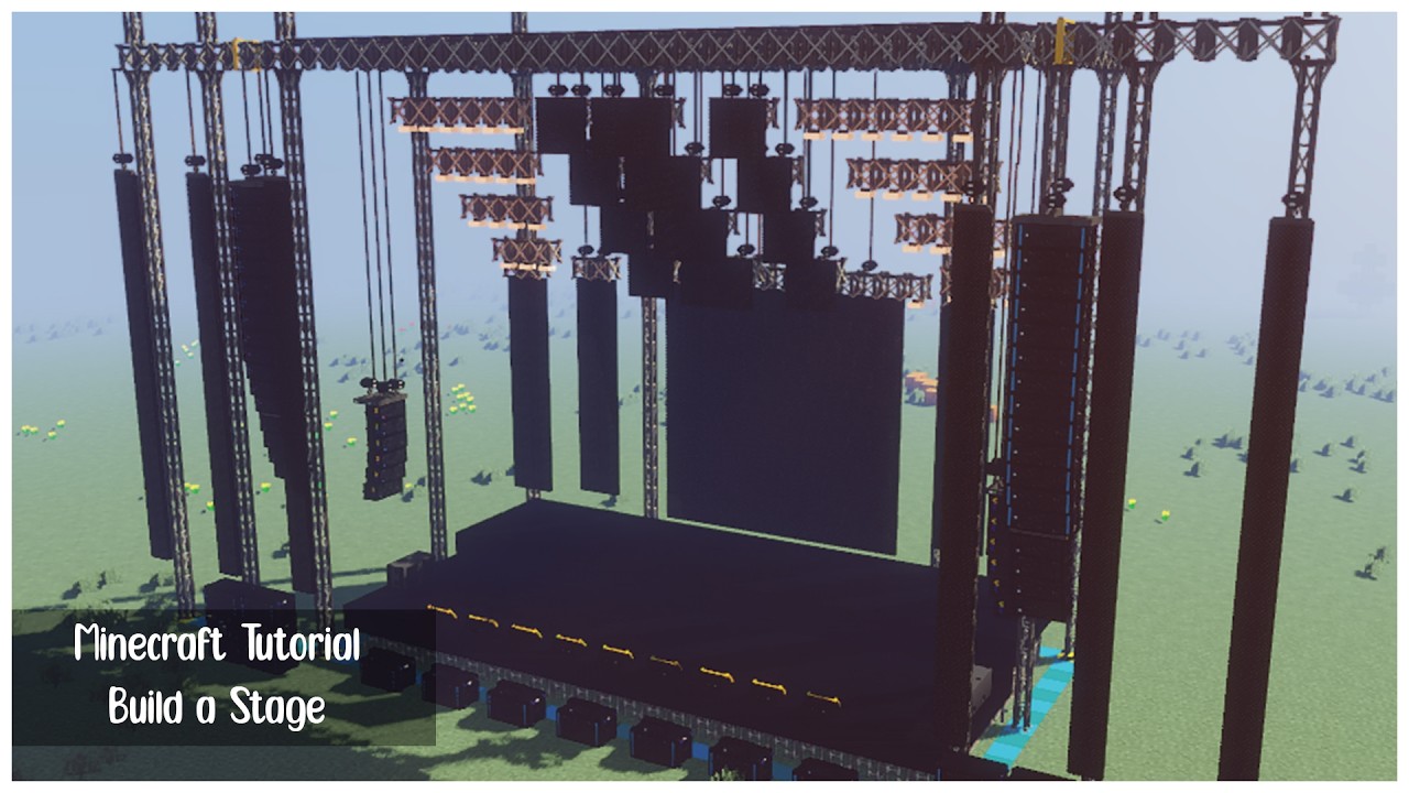 ⛏️Minecraft Tutorial🔨 / How to build a stage - YouTube