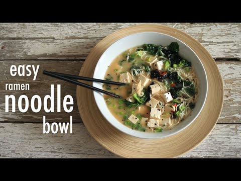 EASY RAMEN NOODLE BOWL | hot for food