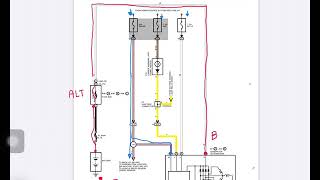 วงจรไฟชาร์จ Charging System วงจรและการตรวจสอบการทำงาน Toyota TCCS