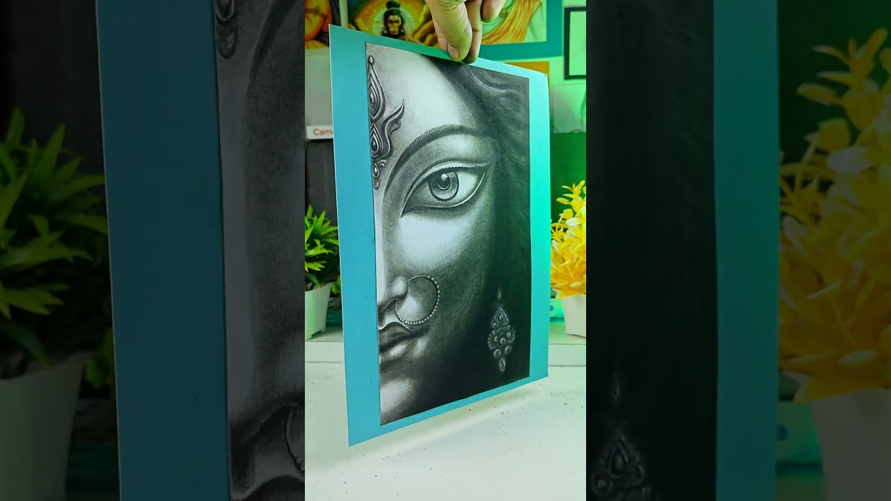 Maa Durga Hyper Realistic Drawing ✍️🔥 