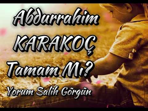 Tamam Mı? - Abdurrahim KARAKOÇ