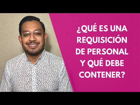 Video: ¿Qué es el requisito de personal?