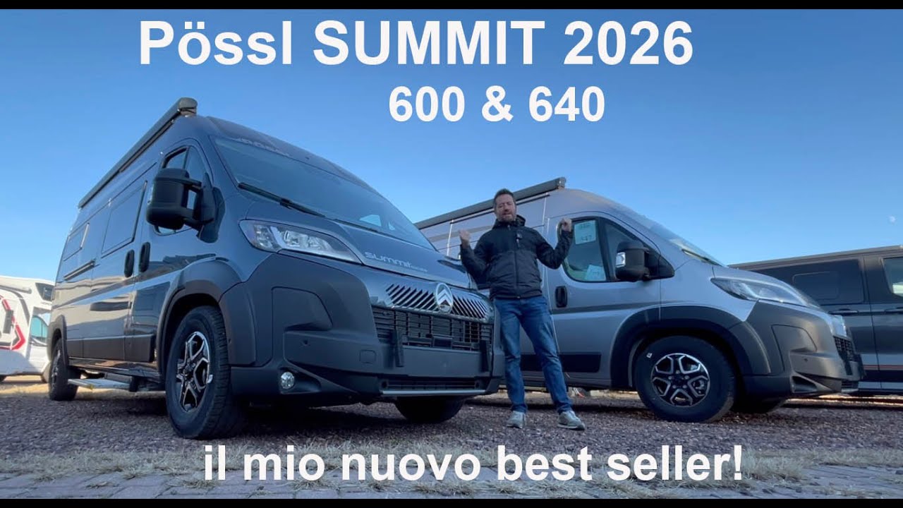 Poessl SUMMIT 2026: il nuovo BEST SELLER! 599 e 636 nel dettaglio + visita in fabbrica