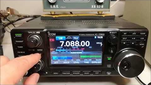 Noise Blanker settings IC 7300 ICOM