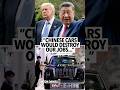 Trump says he told Xi Jinping Chinese EVs would destroy American jobs, they'd have to build plants