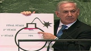 Netanyahu diagrams Iran&#39;s nuclear status