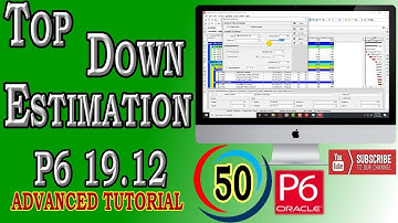How to Use Top Down Estimation Option by Est Weight Easy and Fast | Primavera P6 | Advanced Tutorial