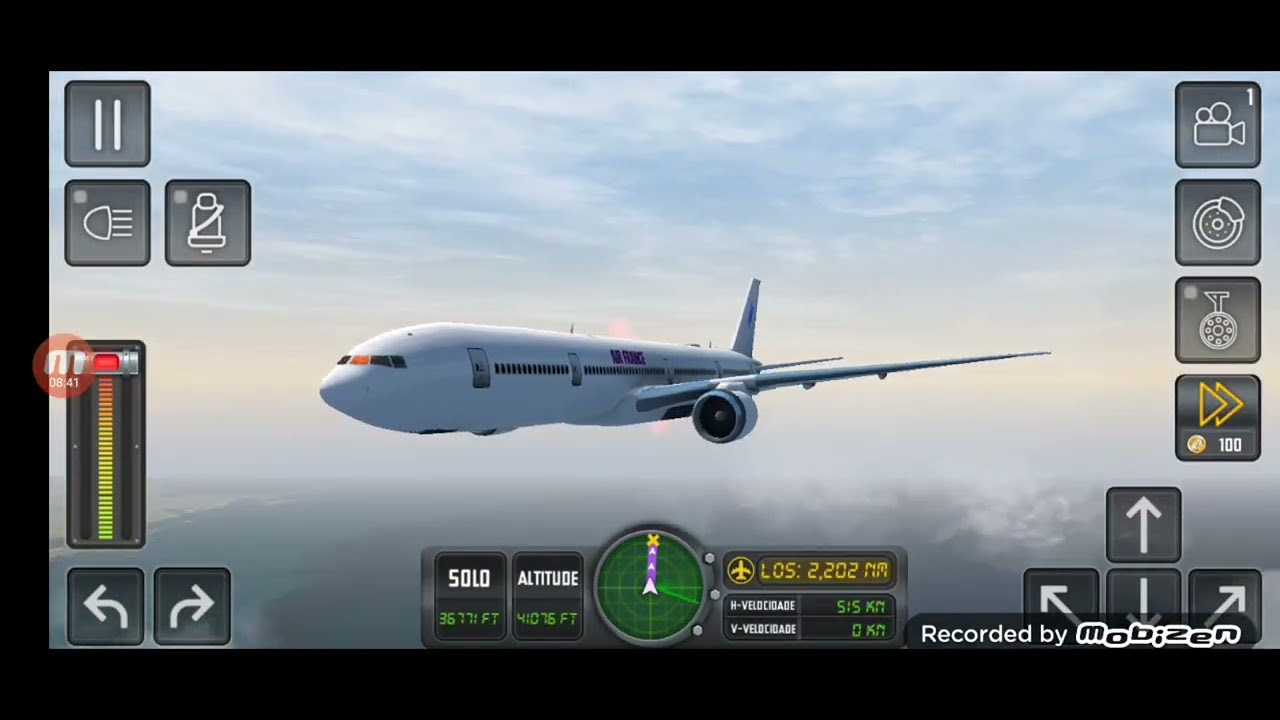 Jogando Flight sim 2018. Pilotando avião da Air France Boeing 777. Madrid-Los Angeles. Boa tarde ⛅🙏✈