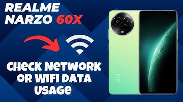 Check Network or Wifi data Usage Realme Narzo 60x || How to set Network or Wifi data Usage