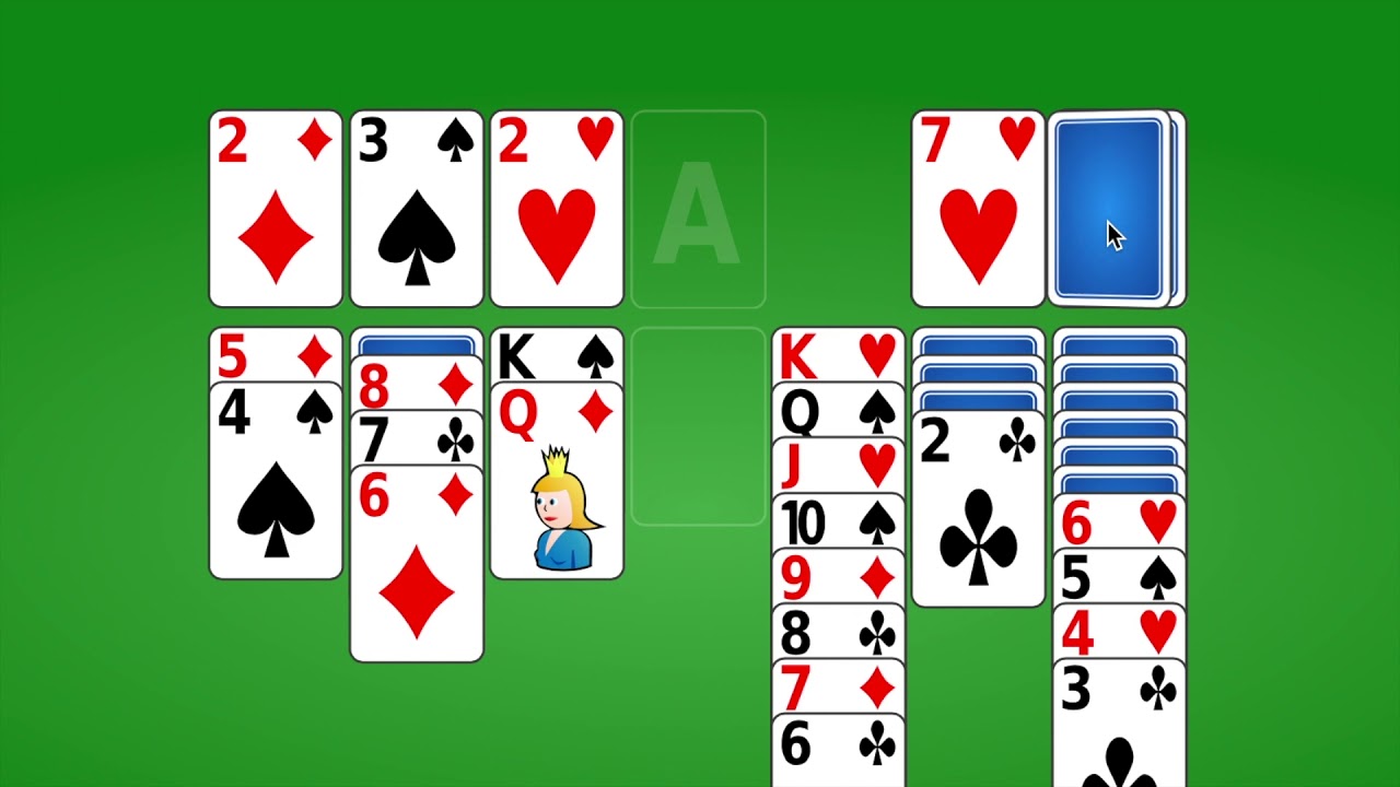 How To Play Klondike Solitaire 1 Draw Youtube