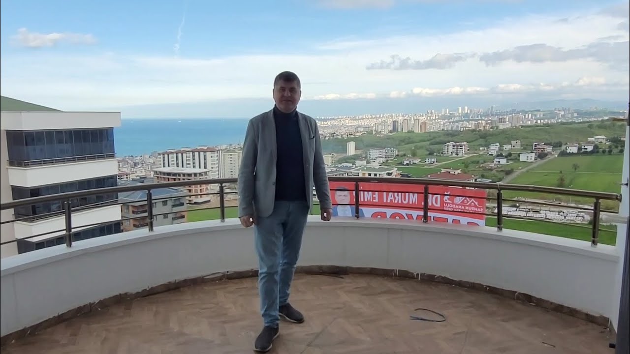 SAMSUN ATAKUM NİLÜFER EVLERİ SİTESİNDE DENİZ VE DOĞA MANZARALI SON KAT SATILIK 3+1 SIFIR DAİRE