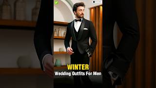 Winter Wedding Outfit Ideas For Men ✅ || #shorts #viral
