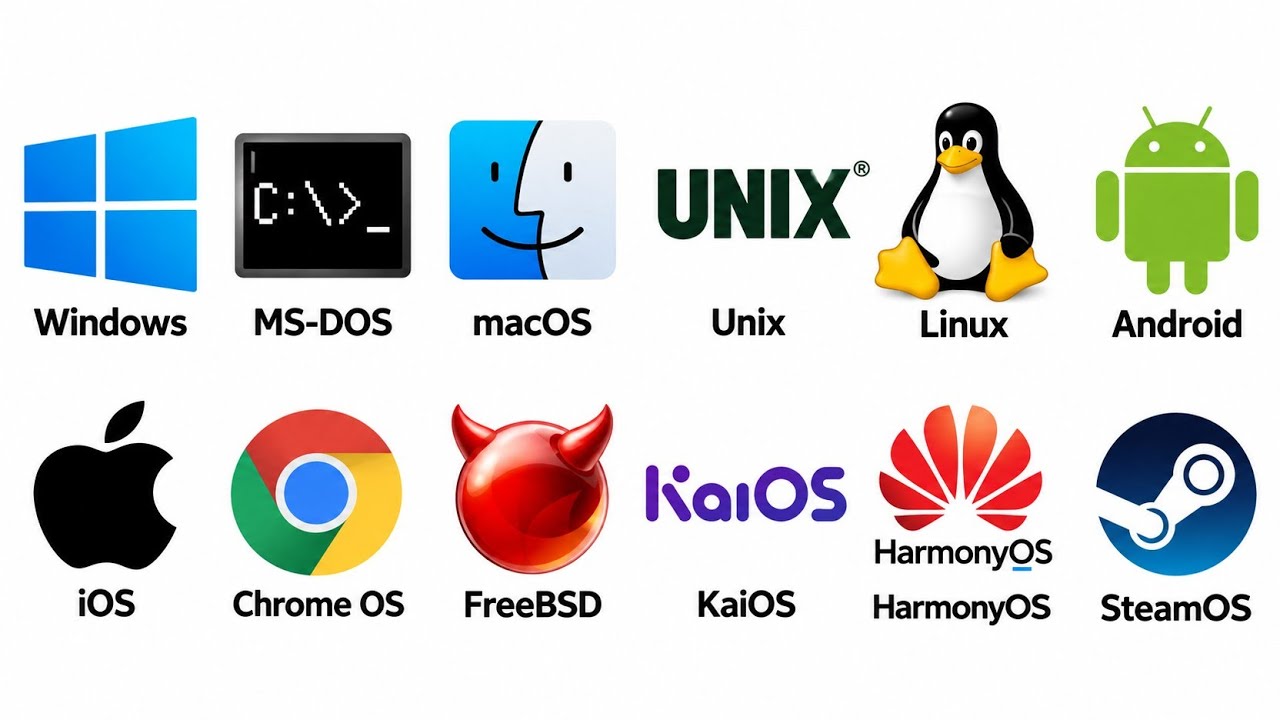 Every Operating System Explained in 13 Minutes - YouTube
