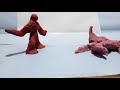 Clay robots fight  a stop motion animation by clay zone 