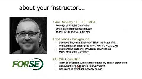 Structural Masonry Design-Full Day Course
