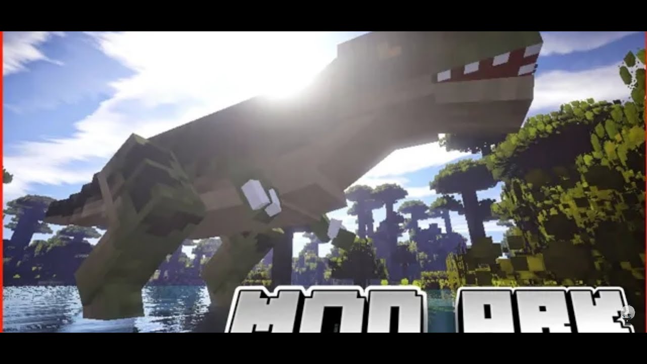 Review Addon mod full Dino ark trên Minecraft PE - YouTube