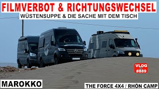 #889 Viel Plastik am Sprinter | Wüstensuppe & Tschüss Wüste. 500 km Ritt gen Westen | Plage Blanche