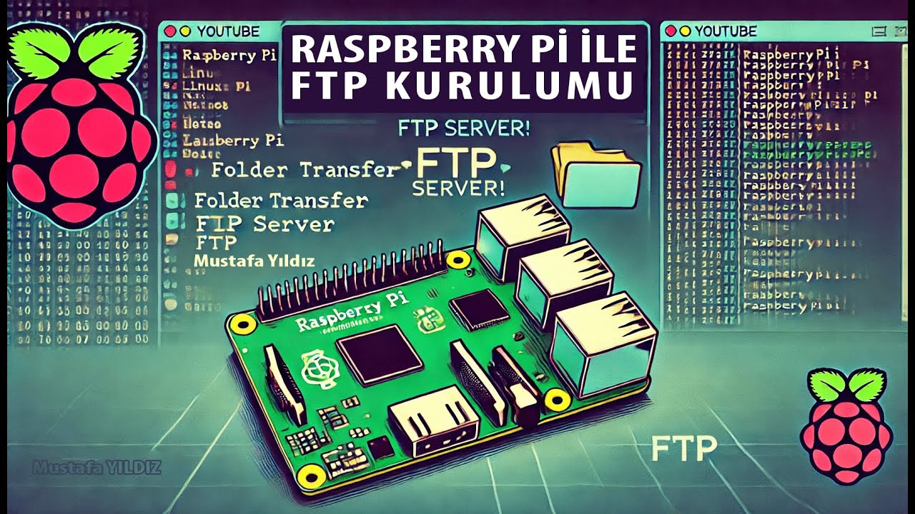 Raspberry Pi ile FTP Sunucusu Kur | Linux ve FTP Adım Adım - YouTube
